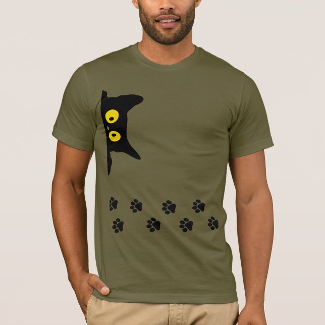 lustige Katze T-Shirt (Vorderseite)