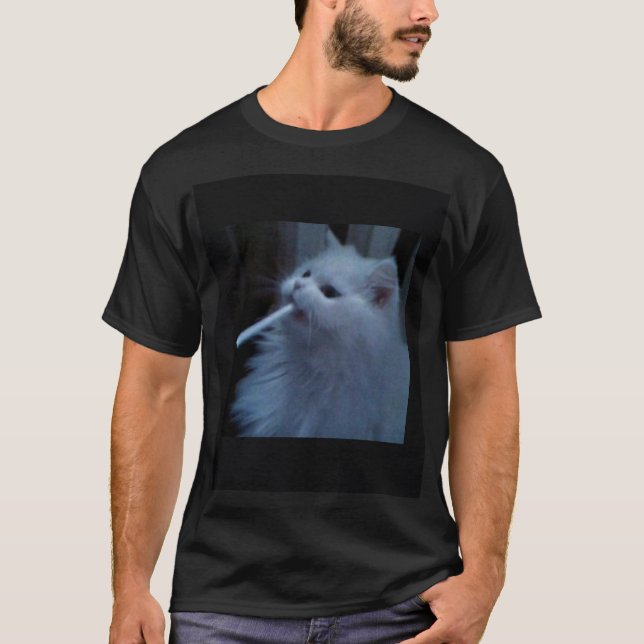 LUSTIGE KATZE T-Shirt (Vorderseite)