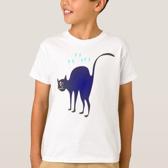 lustige Katze T-Shirt (Vorderseite)