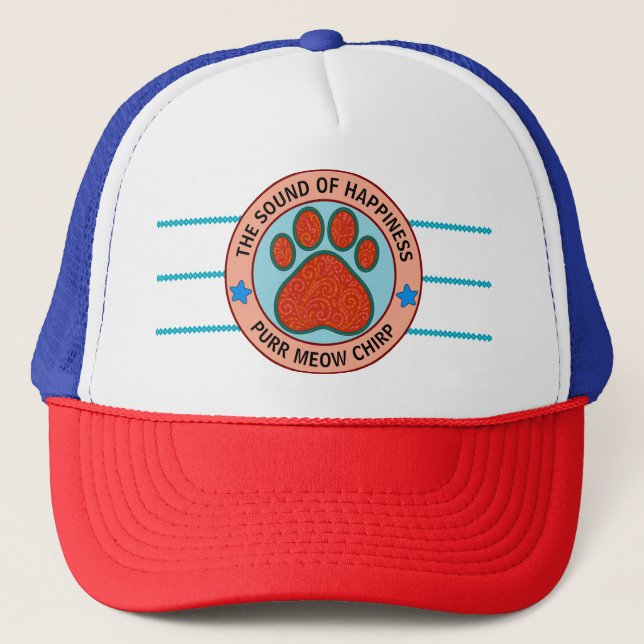 lustige Katze Truckerkappe (Vorderseite)