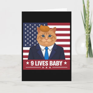 Lustige Katze Trump 9 Leben Durch Lustige Abstimmu Karte