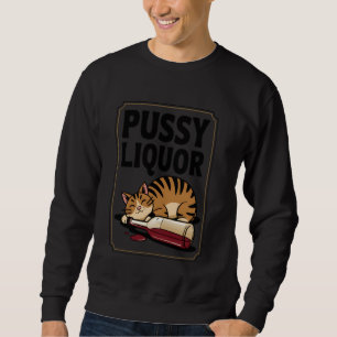 Lustige Katze Unangebracht Peinlich Erwachsenen Hu Sweatshirt