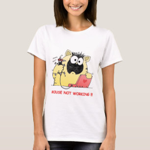 Lustige Katze und Maus T-Shirt