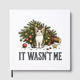 Lustige Katze Weihnachten Es war nicht ich Gästebuch