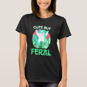 Lustige Katze, Wilde Mädchen Party Urlaub Sommer 1 T-Shirt