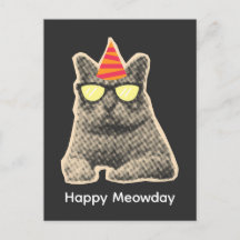 Lustige Katze zum Geburtstag