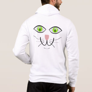 Lustige Katzen-Gesicht Cartoon-29034 Hoodie
