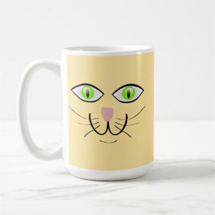 Lustige Katzen-Gesicht Cartoon-29034 Kaffeetasse