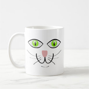 Lustige Katzen-Gesicht Cartoon-29034 Kaffeetasse