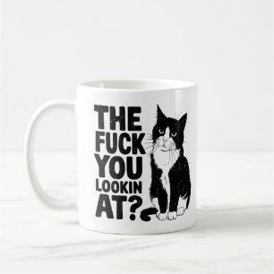 Lustige Katzen-Kaffeetasse für Erwachsene Lustige  Kaffeetasse