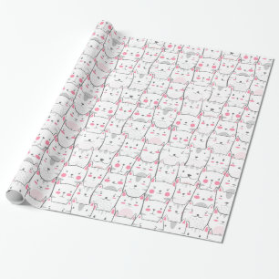 Lustige Katzen Kätzchen Katzen Kätzchen Geschenk Geschenkpapier