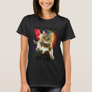 Lustige Katzen-Meme für Männer Frauen Fliegende Ka T-Shirt