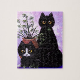 Lustige Katzen-schwarzes Smoking Creationarts