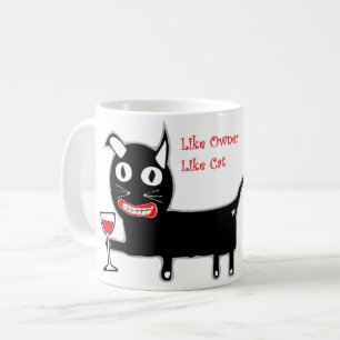 Lustige Katzen-Tasse für den Katzen-Liebhaber, de Kaffeetasse
