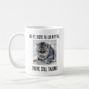 Lustige Katzen-Tasse, individuelles Geschenk für K Kaffeetasse