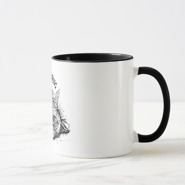 Lustige Katzen-Tasse Tasse (Rechts)