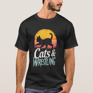 Lustige Katzen und Ringen - Verspielte Katzenkunst T-Shirt