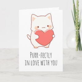lustige Katzen-Valentinkarten Karte