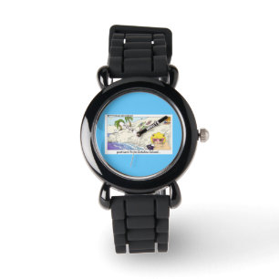 Lustige Katzen von Catalina Island-Uhr Armbanduhr