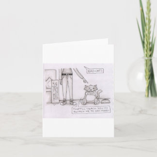 lustige Katzenkarte Karte