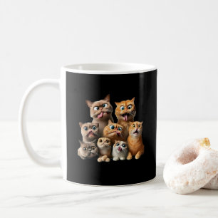 lustige Katzenkunst Kaffeetasse