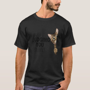 Lustige Katzenliebhaber beurteilen Sie schweigend T-Shirt