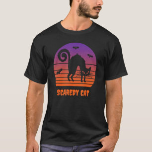 Lustige Katzenliebhaber Halloween Süßigkeiten oder T-Shirt