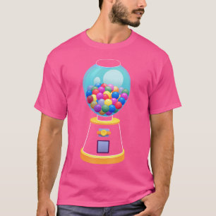 Lustige Kaugummiautomat-Kostümierung DIY Halloween T-Shirt