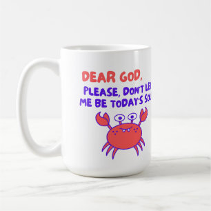 Lustige Kawaii-Krabbe-Tasse  Kaffeetasse