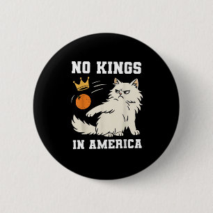 Lustige Keine Könige In Amerika Retro Klassiker Button
