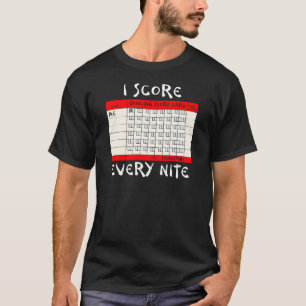 Lustige Kerbe des Bowlings-I jedes Nite T-Shirt