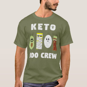 Lustige Keto Boo Crew Squad T-Shirt