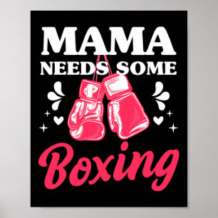 Lustige Kickbox-Mama braucht etwas Box-Training G Poster