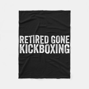 Lustige Kickboxing-Liebhaber-Zitate Muay Thai Kick Fleecedecke