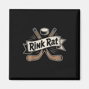 Lustige Kinder Jugend Eishockey Kleine Schwester B Magnet