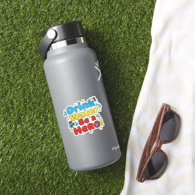 Lustige Kinder-Trinkflasche Design Aufkleber (HydroFlask Insitu)