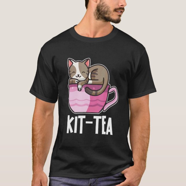 Lustige Kit-Tea oder Kitty Katze jemals Bunte Katz T-Shirt (Vorderseite)