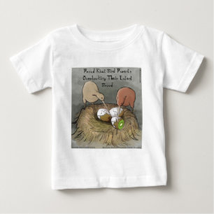 Lustige Kiwi-Vögel pflegen ihre Früchte Baby T-shirt
