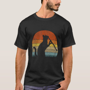 Lustige Klarinette Katze Klarinettenspieler Musike T-Shirt
