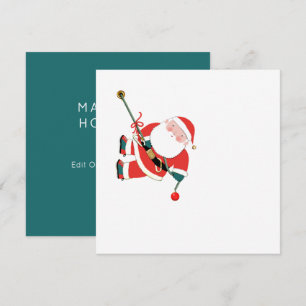 Lustige Kletter-Weihnachtskarten Feiertagskarte