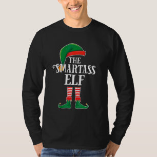 Lustige Klugscheißer-Elfen-Familien-Gruppen-Weihna T-Shirt