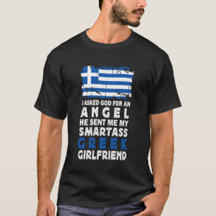 Lustige Klugscheißerin griechische Freundin Griech T-Shirt