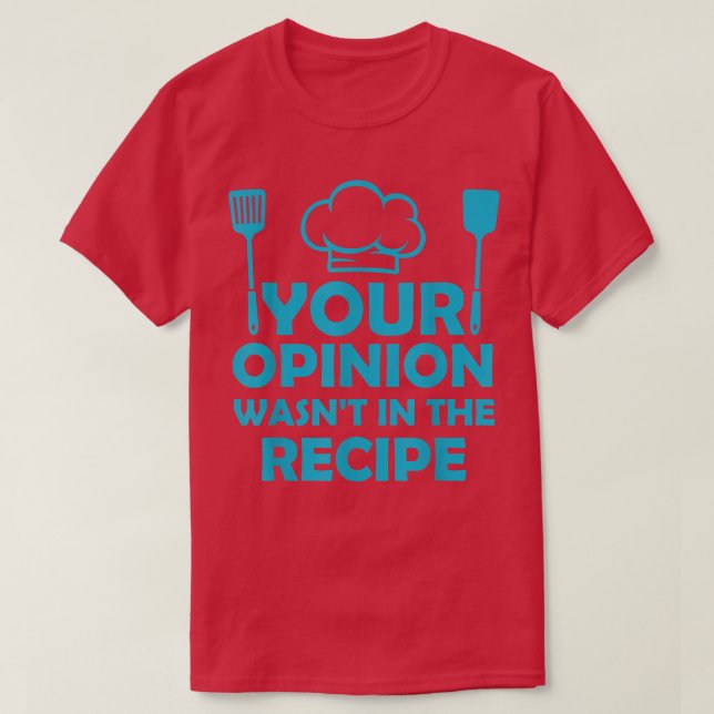 lustige Koch Art Damen  Konditorei Koch Kochen T-Shirt (Design vorne)