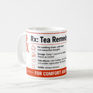 Lustige Koffein-Rezeptur-Rx-Tasse Kaffeetasse