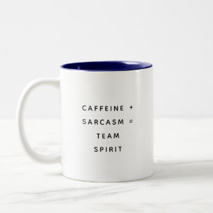 Lustige Kollegen-Zitate Büro-Humor-Geschenktasse Zweifarbige Tasse