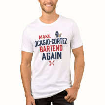 Lustige konservative AOC-Barkeeper-Polit-Humor