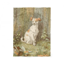 Lustige Köterwelpen-Fleecedecke - Caldecott - 1877