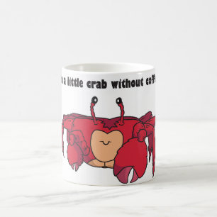 Lustige Krabben-Kaffee-Tasse Kaffeetasse