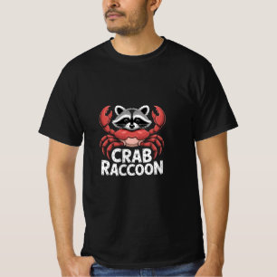 Lustige Krabben-Waschbär-Hybrid-Tier Cute Meer T-Shirt