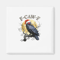 Lustige Krähe F-Caw-F Vogel Gothic-Weihnachten San